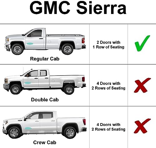 Front Side Sunshade for 19-26 GMC Sierra 1500, 20-26 2500 3500, 2Dr Regular - Image 2