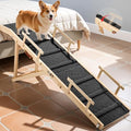 Dog Ramp for Bed with Rails, Dog Ramps for High Beds with Safety Side Railng by Makeyourlifeeasier