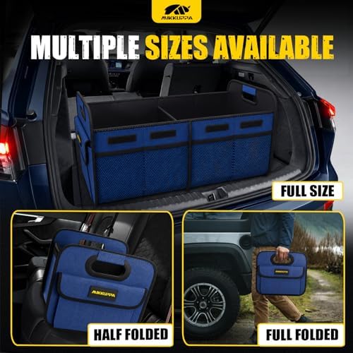 MIKKUPPA Car Trunk Organizer - 70L Foldable Car Storage - Image 5