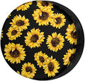 Delerain Spare Tire Cover Sunflower Wheel Covers Waterproof Dust-Proof UV Sun by Delerain
