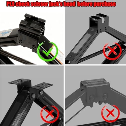 Scissor Jack Pads Rubber Pinch Weld Saddle Adapter Protector Universal Car Lift - Image 3