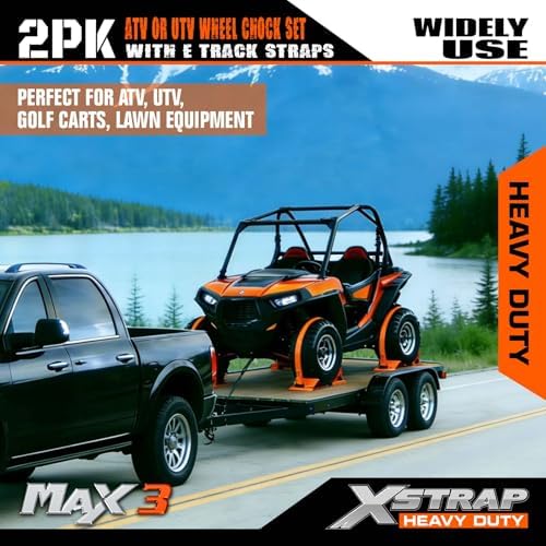 XSTRAP STANDARD 4-PK Wheel Chock E-Track Tie Down Straps Kit - Image 6