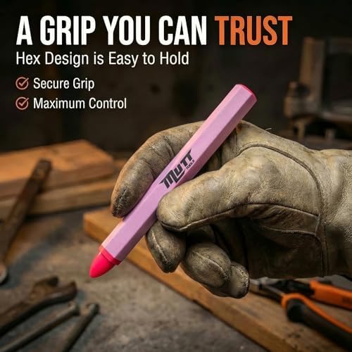 Mutt Tools Pink Lumber Crayons 12 Pack - Image 7