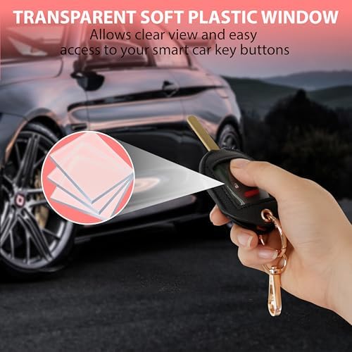 Leather Remote Key Fob Sleeve for Broken Car Key Loop Replacement - Image 4