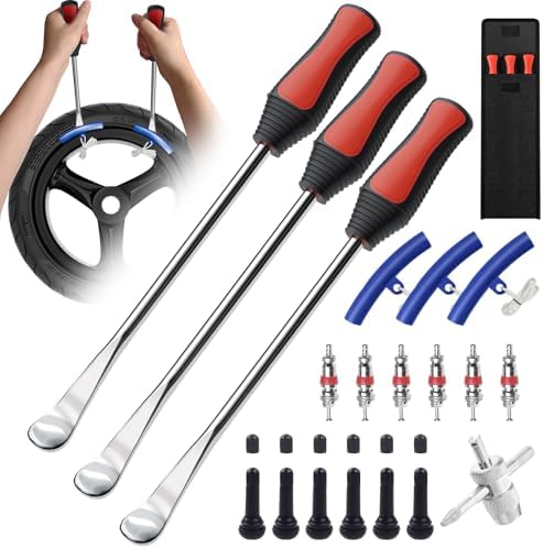 HTOMT 11.5" Tire Spoon Kit, Motorcycle Tire Changer Tire Removal Tool by HTOMT