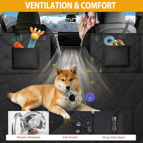 Hard Bottom Dog Car Seat Cover for Back Seat, Back Seat Extender - Image 6