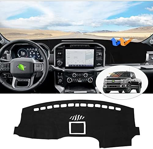 Cartist Dash Cover Fits for Ford F-150 F150 2015-2020 Dashboard Cover Mat by cartist