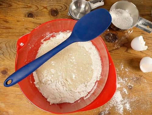 RSVP International Ela's Favorite Silicone Spatula Spoon, Scrape Sauces - Image 3