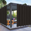 PureFit Outdoor Curtains for Patio Waterproof Weatherproof Outside Curtains by PureFit