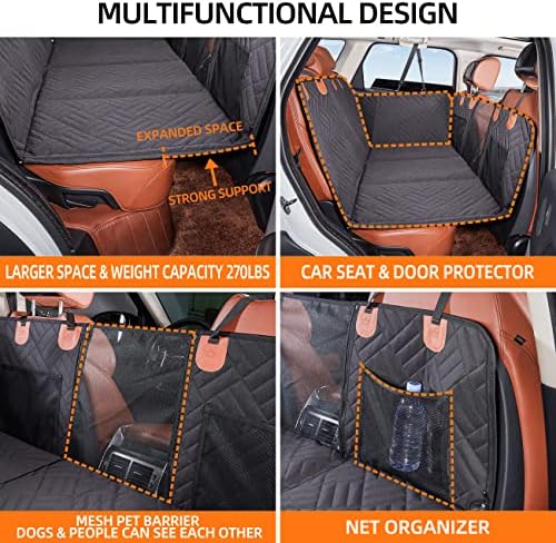 YJGF Hard Bottom Dog Car Seat Cover - Image 4