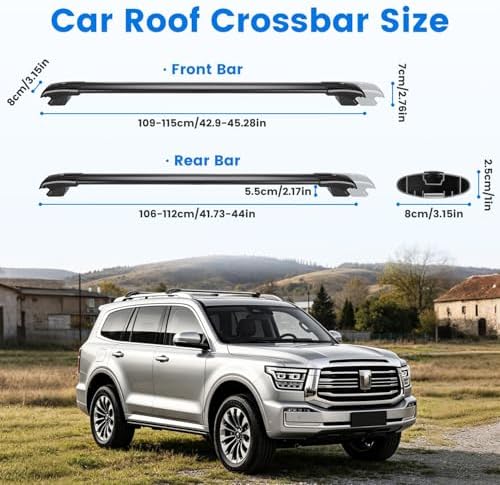 Roof Rack Cross Bars Fit for Ford Bronco Sport 2021-2026 On-Road Off-Road - Image 5
