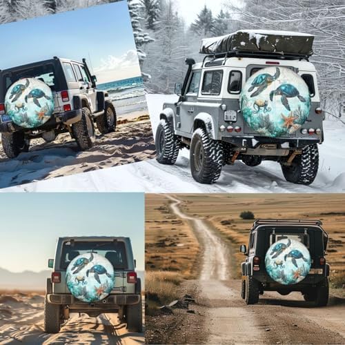 Funny Sea Turtles Spare Tire Cover - Image 7