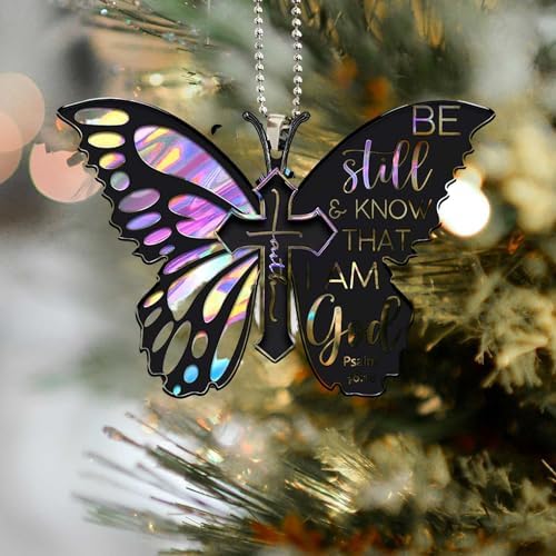 Butterfly Car Hanging Ornament, Hanging Charm Home Decoration Keepsake - Image 4
