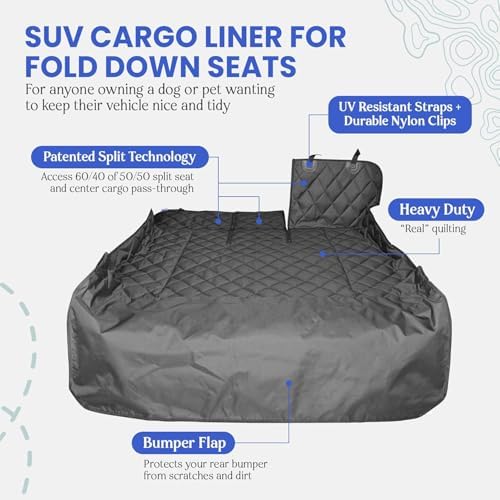 4Knines SUV Cargo Liner for Dogs, Fold Down Seats - Image 3
