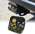 Wild Floral Tow Hitch Covers Heavy Duty Rubber Trailer Hitch Cover 2" Receiver by Unknown