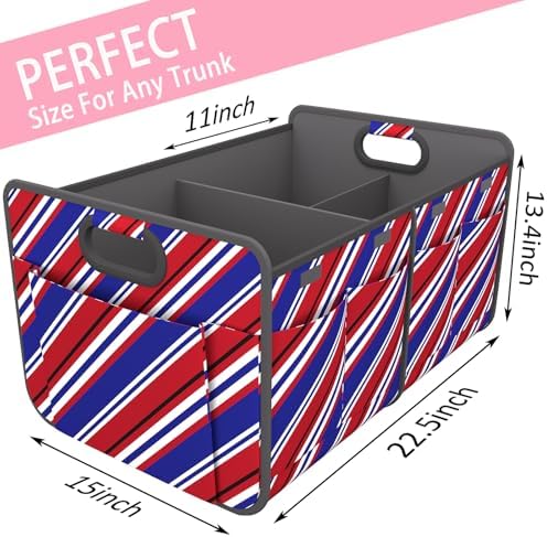 Homeve Car Trunk Organizer for SUV, 18.5Gal Large Capacity No-Sag Heavy Duty - Image 4