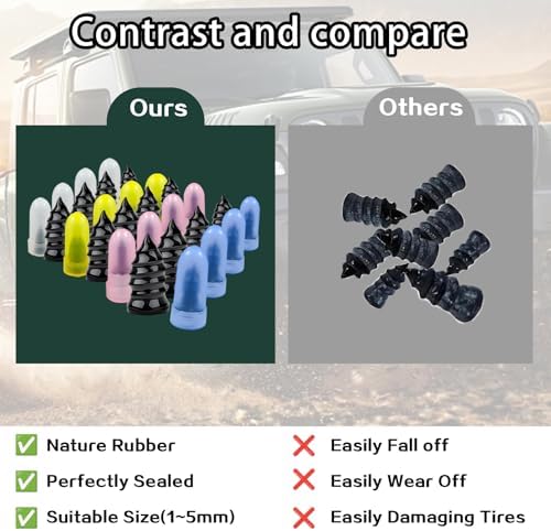 80Pcs Tire Repair Rubber Nails Kit - Image 5
