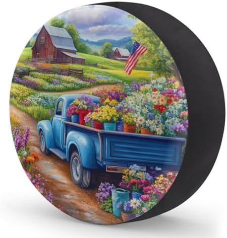 Garden Spare Tire Cover 15in Spare Wheel Covers Tire Storage Cover - Image 2