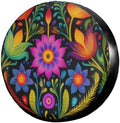 Delerain Mexican Boho Ornament Flower Spare Tire Cover Wheel Protectors Sun by Delerain