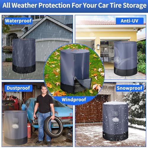 Tire Covers, Durable 420D Oxford - Image 3