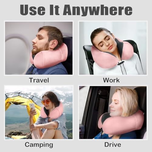 Travel Pillow, Memory Foam Neck Pillow - Image 6