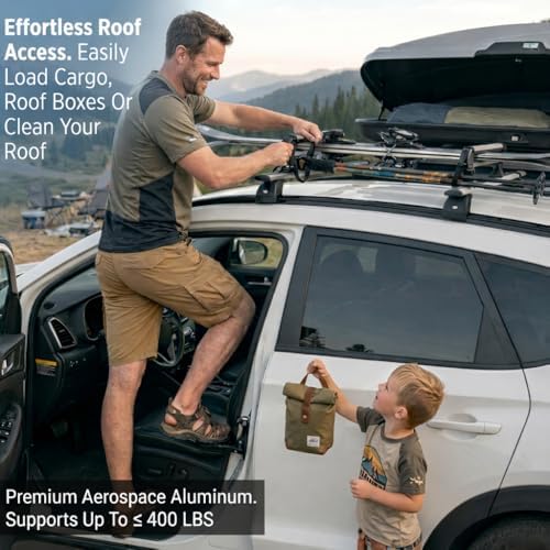 Car Door Step for Roof Access, Foldable Door Latch Step, Adjustable Multi-Angle - Image 2