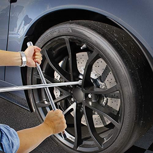 Powerbuilt 25-Inch 4-Way Lug Wrench, Heavy-Duty, Cross Design, Car Tire Repair - Image 5