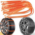 20PC Reusable Anti Skid Snow Tire Chains, Tire Zip Ties by Unknown