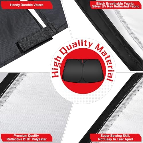 ARISMOTOR Windshield Sun Shade for Honda Civic 11th Gen 2022-2026 2027 - Image 5