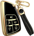 Lucrum Compatible with Chevy, Buick Key Fob Cover & Keychain by Lucrum