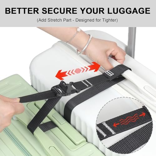 Luggage Straps, Stretchable Luggage Connector Straps - Image 2