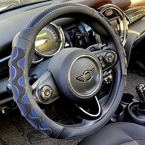 PINCTROT Steering Wheel Cover Great Grip Honeycomb Design 15 Inch by PINCTROT