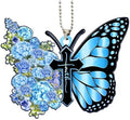 Butterfly Car Hanging Ornament, Hanging Charm Home Decoration Keepsake by Twpribarn