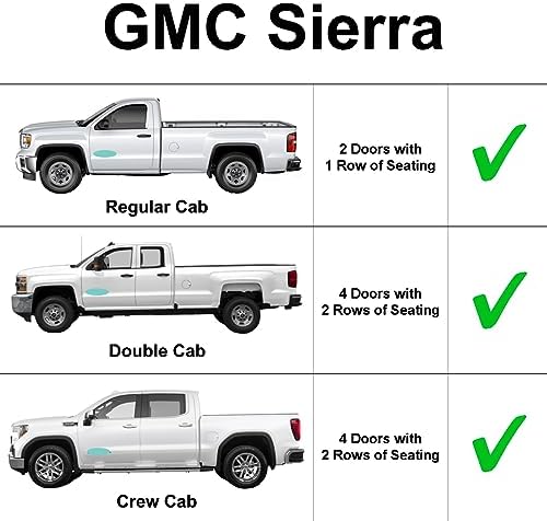 Rear Tailgate Sunshade Custom for 19-26 GMC Sierra 1500, 20-26 2500 3500 - Image 2