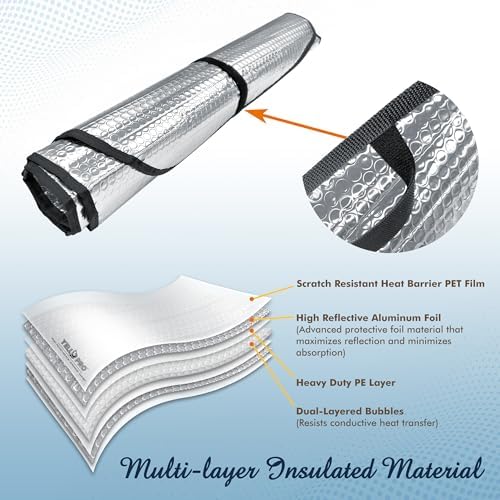 Front Windshield Sunshade Custom Fit - Image 6