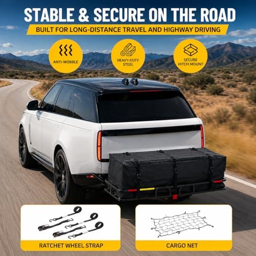 Hitch Cargo Carrier, Fits 2" Hitch Receiver - Image 5