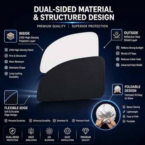 Front Windshield ＆ Side Window Sun Shade - Image 6