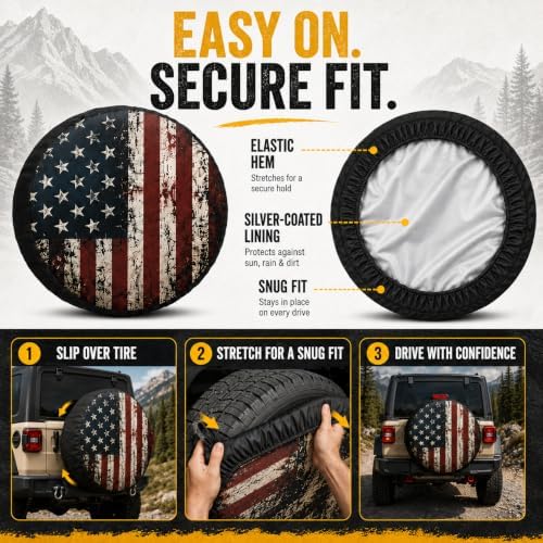 Custom PVC Leather Spare Tire Cover - Image 3