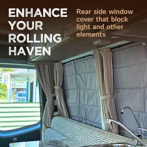 Living in a Bubble Insulated Blackout Mid Right Side Window Cover - Image 3
