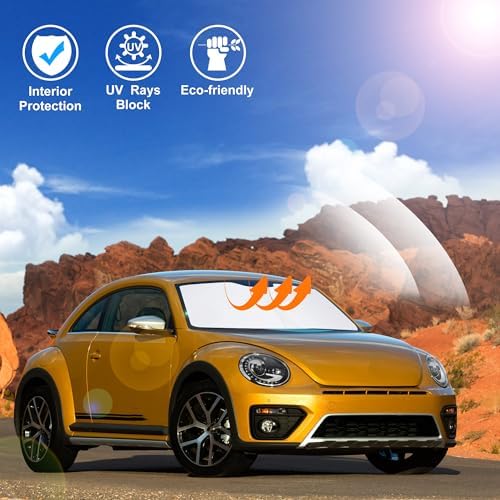 Windshield Sun Shade for for 2012-2019 Volkswagen Beetle - Image 6