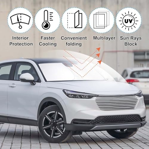 Windshield Sun Shade Sunshade for 2023-2026 Honda HR-V HRV - Image 2