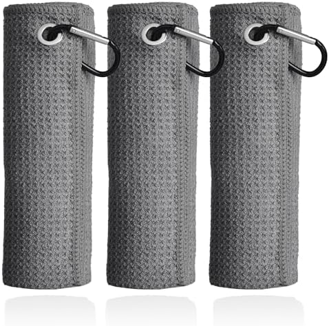 Mile High Life Microfiber Golf Towel 3 Pack Waffle by MileHighLife