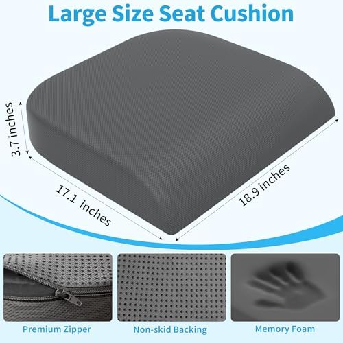 TranquilRelax 2XL Memory Foam Seat Cushion - Image 3