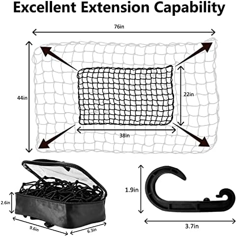 22"x38" Cargo Net, Latex Bungee - Image 2