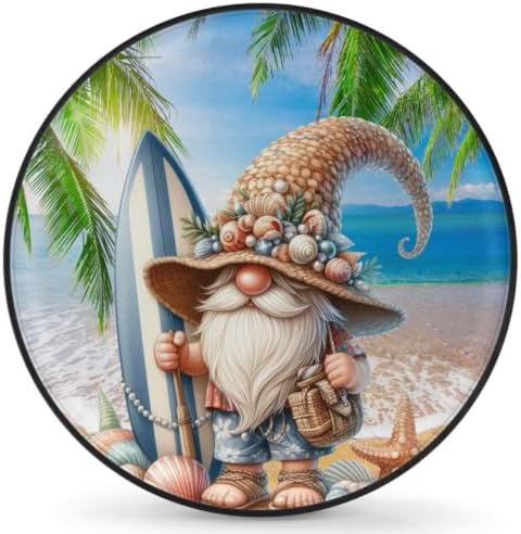 Beach Gnome Spare Tire Cover Dust-Proof Wheel Protector by Unknown