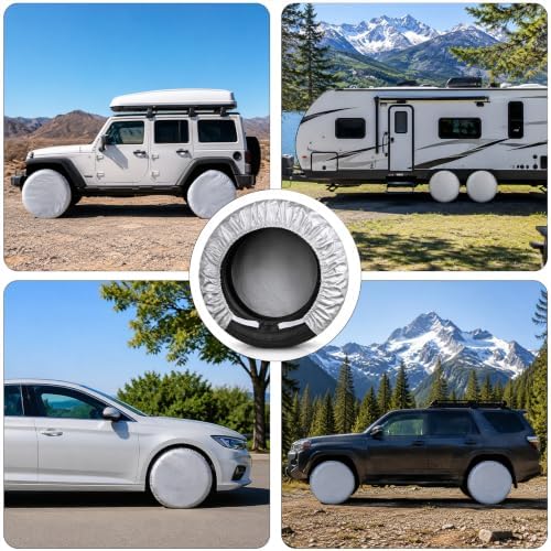Tire Covers 4 Pack, Fit 27-29 Inch Tire Diameter - Image 7