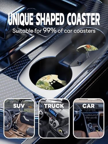 WOCOCN Car Coasters, Cup Holder Coasters - Image 6