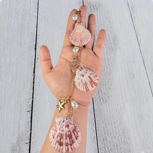 Sea Shells Car Decor, Coastal Hanging Charm - Image 2