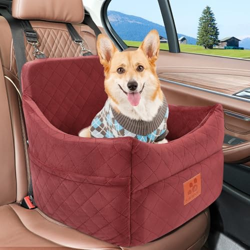 GL GLENSLAVE Dog Car Seat for Small/Medium Dogs&Cats, Thick Booster Car Seat - Image 6