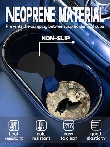 WOCOCN Car Coasters, Cup Holder Coasters - Image 2
